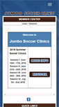 Mobile Screenshot of jumbosoccerclinics.com
